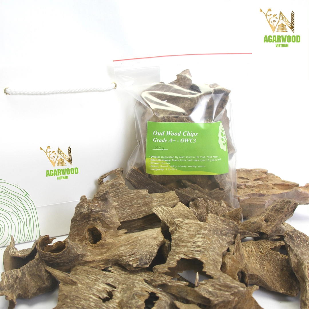 Oud Wood Chips Grade-1